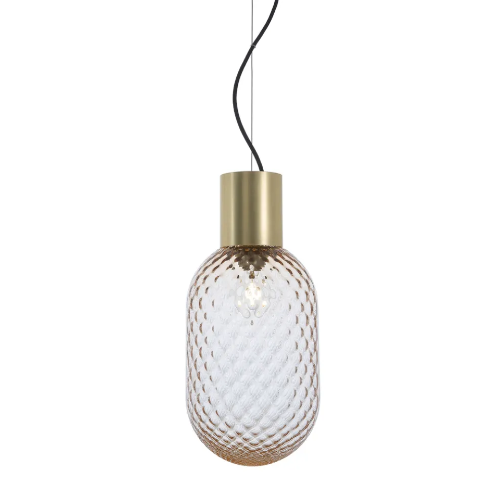 Hängelampe aus Glas, hergestellt in Italien – Lucciola