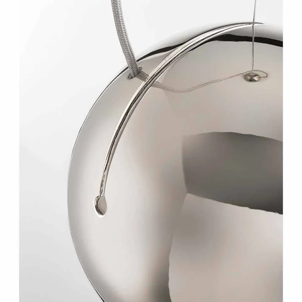 Hängelampe aus Keramik Globo von Aldo Bernardi