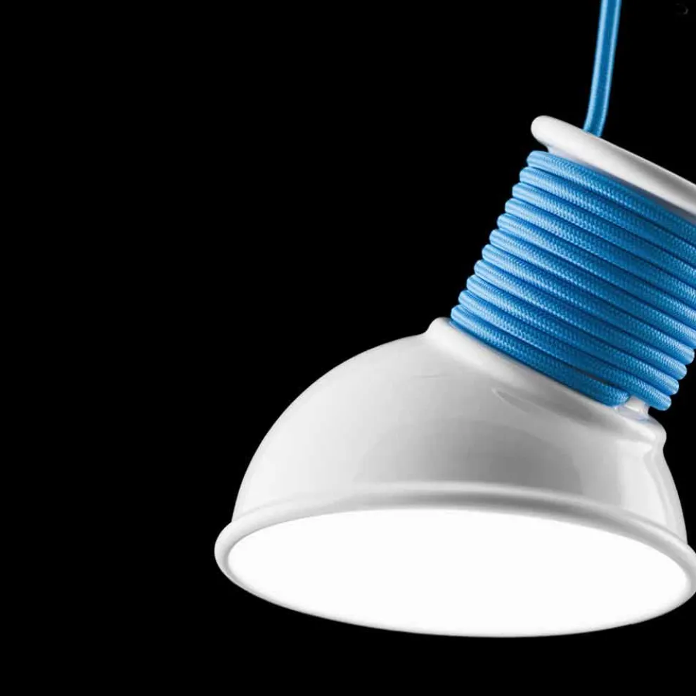 Hängelampe aus Keramik Gli Illustri 10 von Aldo Bernardi