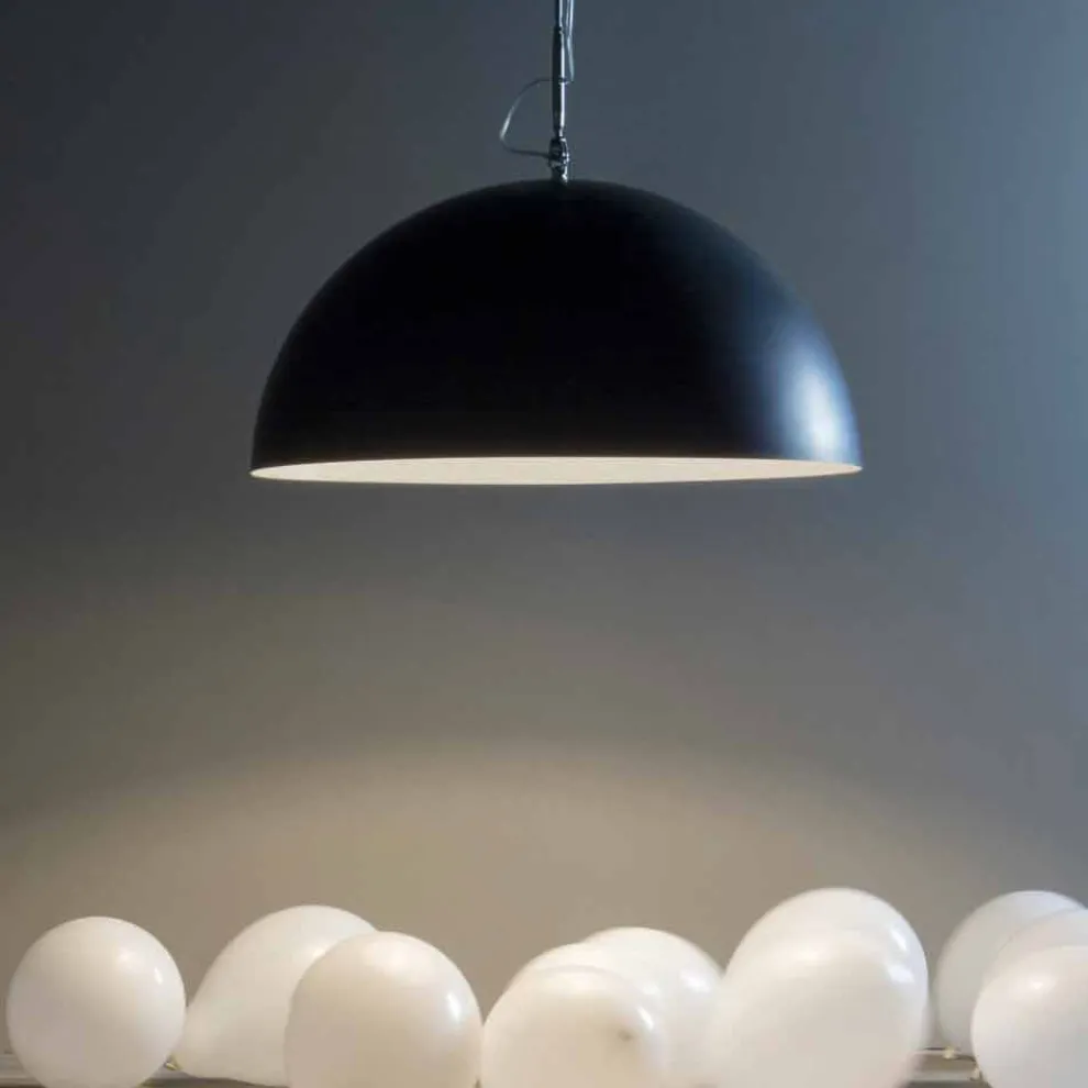 Hängelampe aus Kunstharz In-es.artdesign Half Moon Moderne Tafel