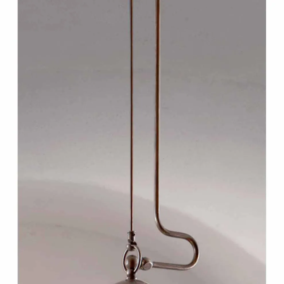 Hängelampe aus Messing und Glas Cimosa von Aldo Bernardi