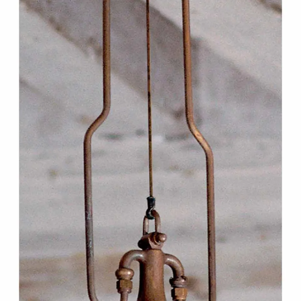 Hängelampe aus Messing und Kupfer Mulino von Aldo Bernardi