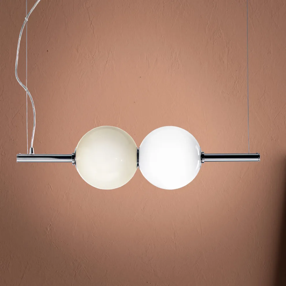 Hängelampe aus mundgeblasenem venezianischem Glas - Jupiter