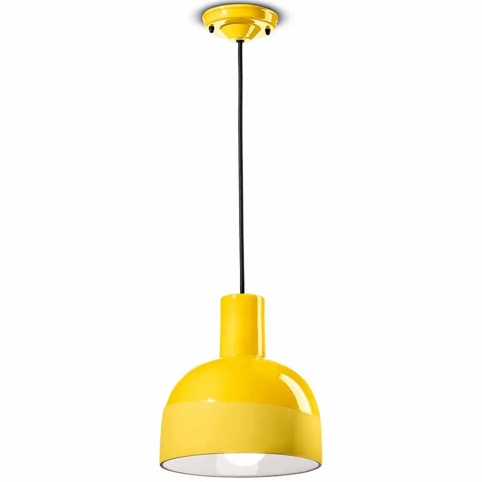 Hängelampe im modernen Stil aus Keramik Made in Italy - Ferroluce Caxixi