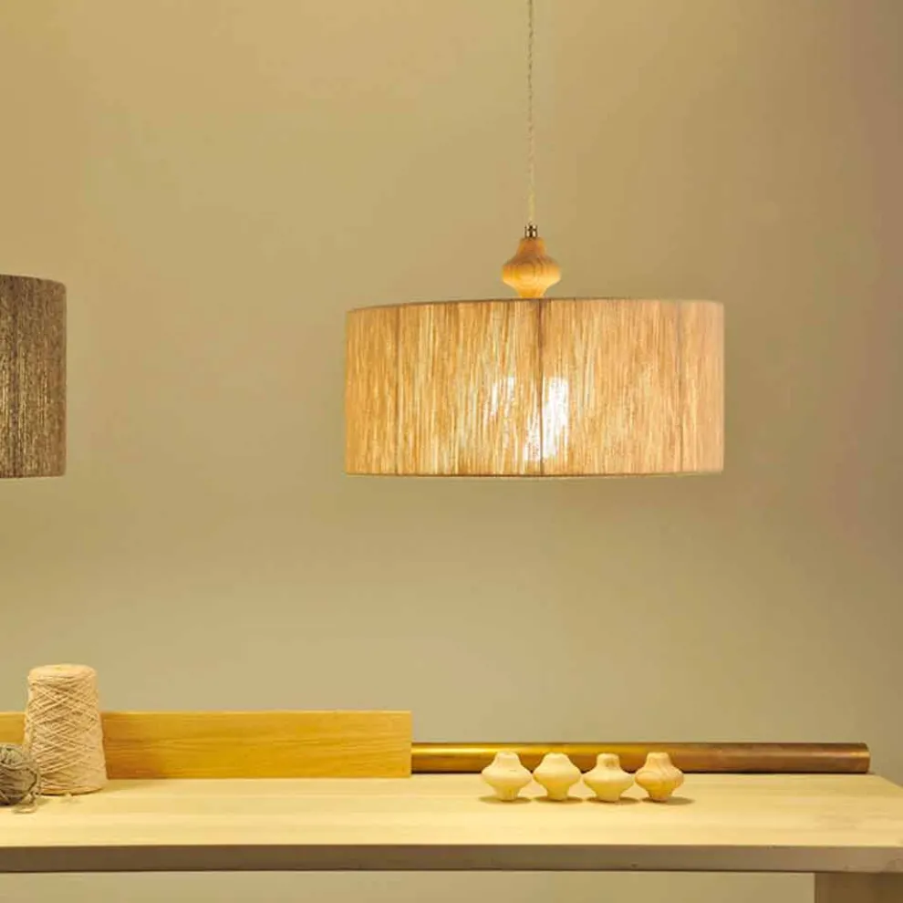 Hängelampe in modernem Design Bois mit 400cm Kabel