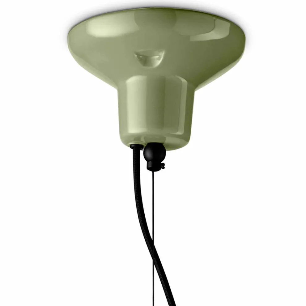 Hängelampe mit 4 Elementen aus Keramik und Glas, hergestellt in Italien – Copacabana