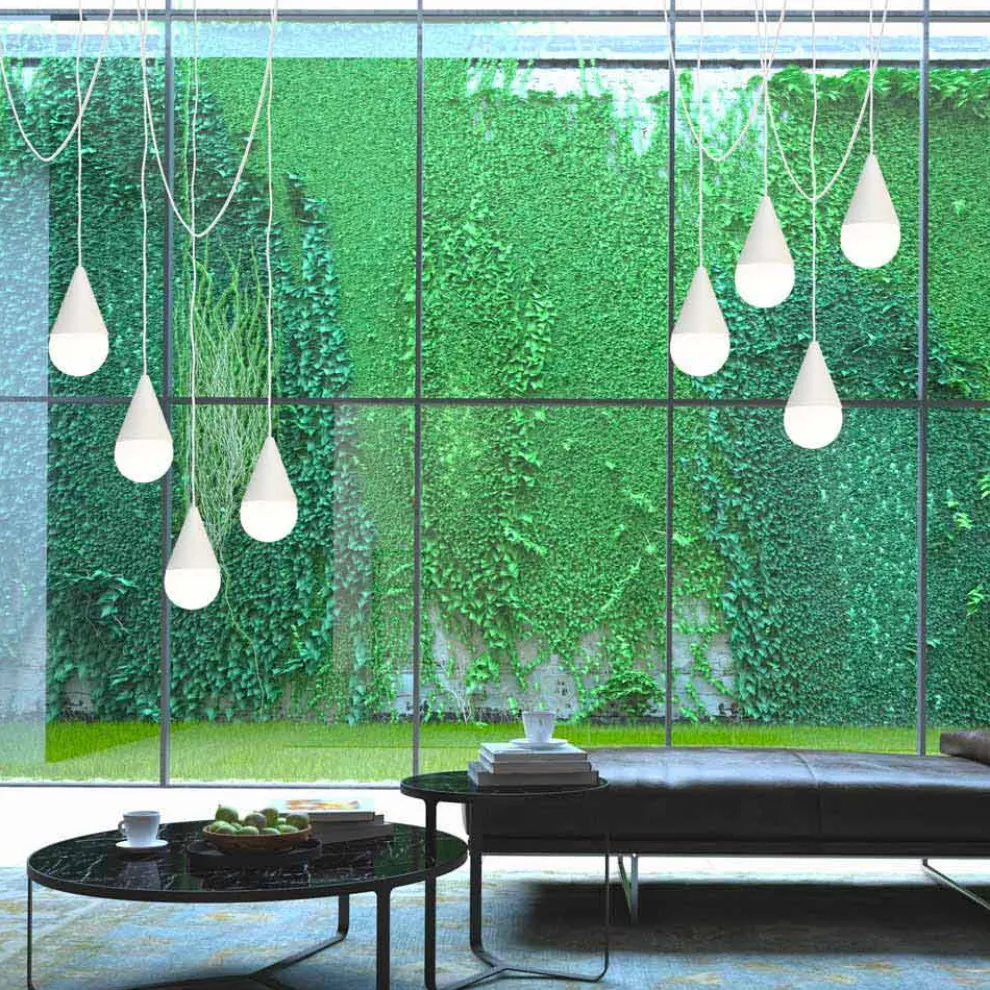 Hängelampe mit 8 Lichtern in modernem Design Drop