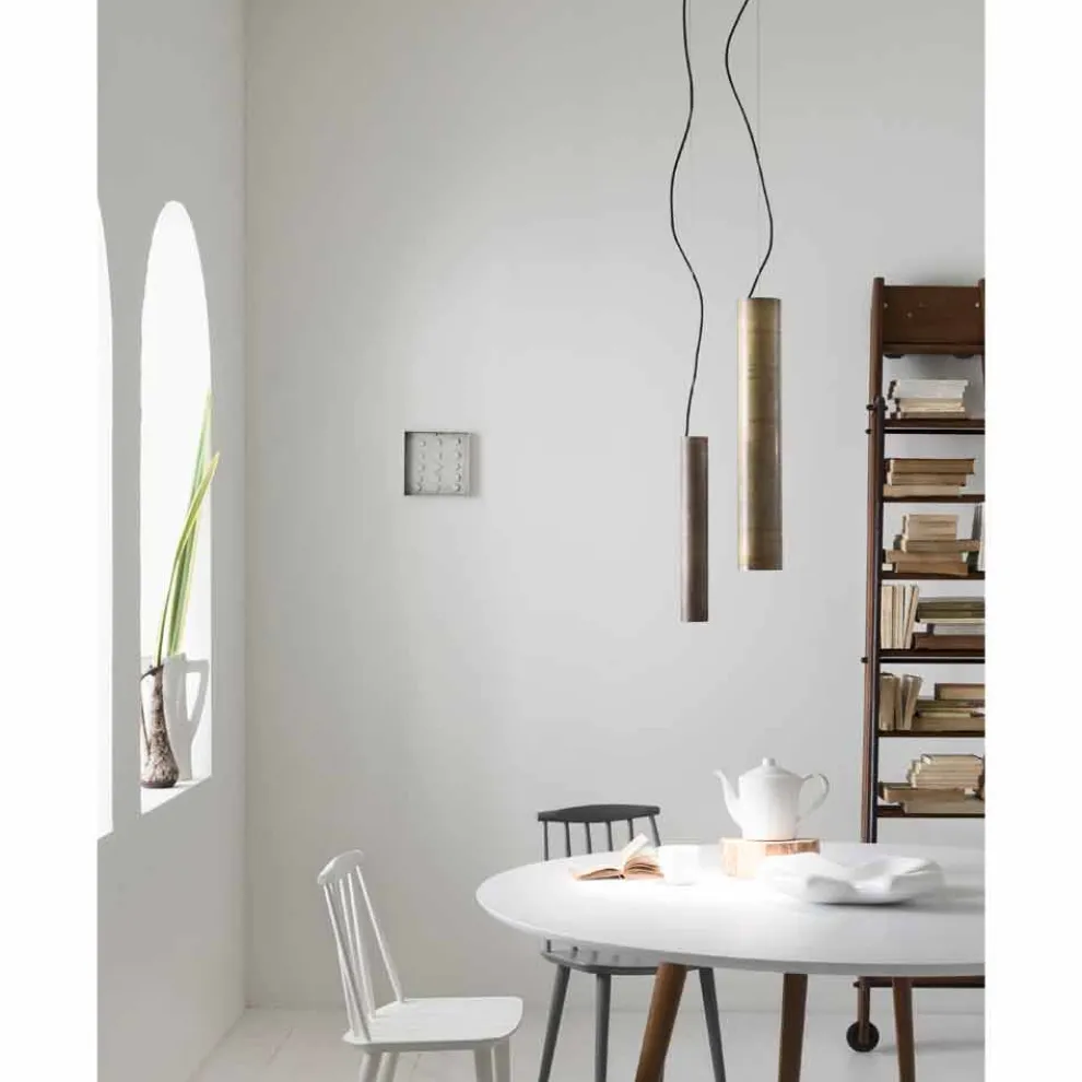 Hängelampe Zylinder Ø10 Girasoli von Il Fanale