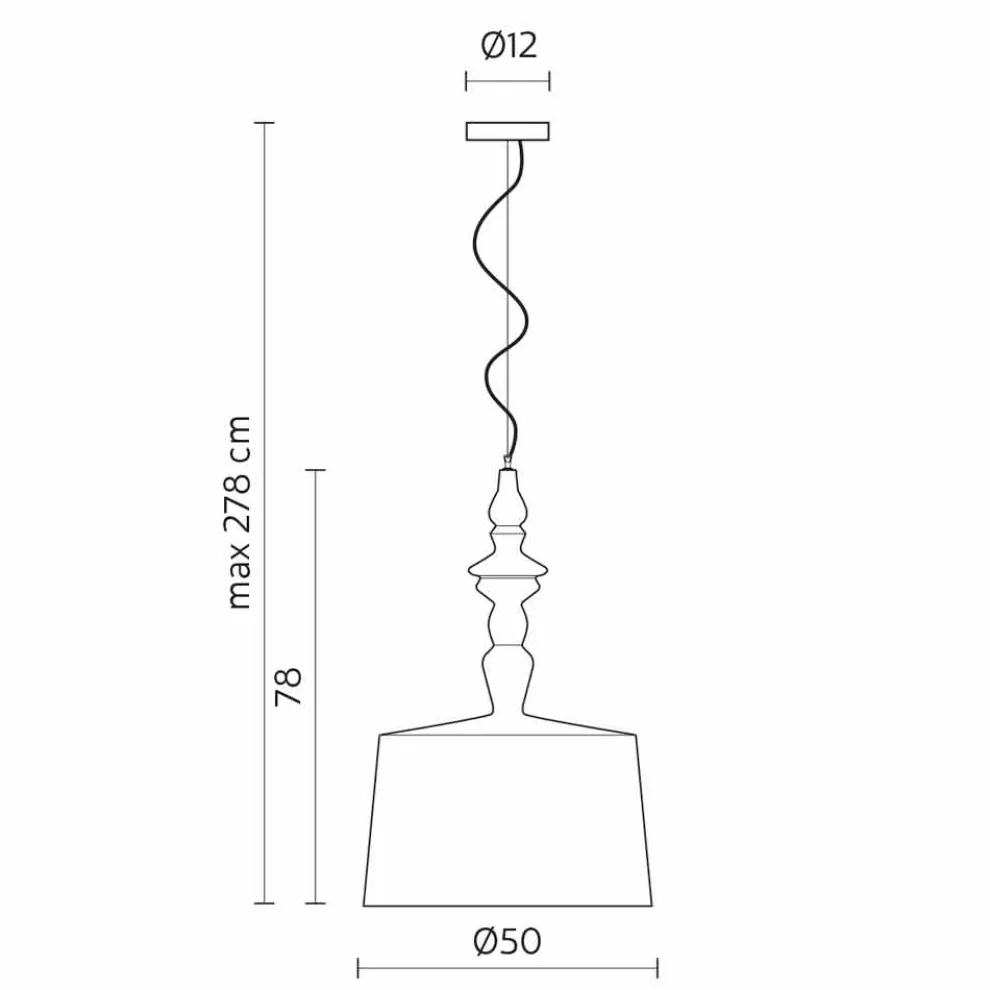 Hängelampenschirm kurz in weiß glänzendem Keramikdesign - Cadabra