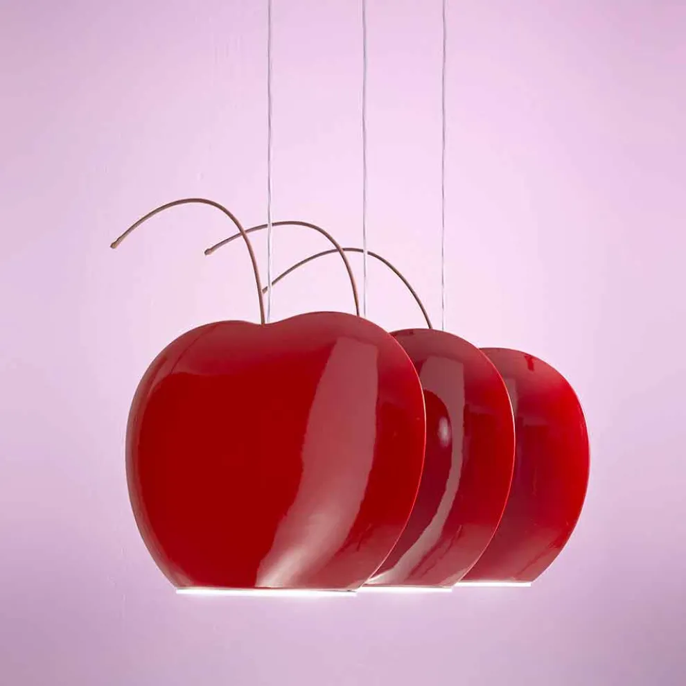 Hängeleuchte aus Keramik Kirschenfom – Fruits Aldo Bernardi