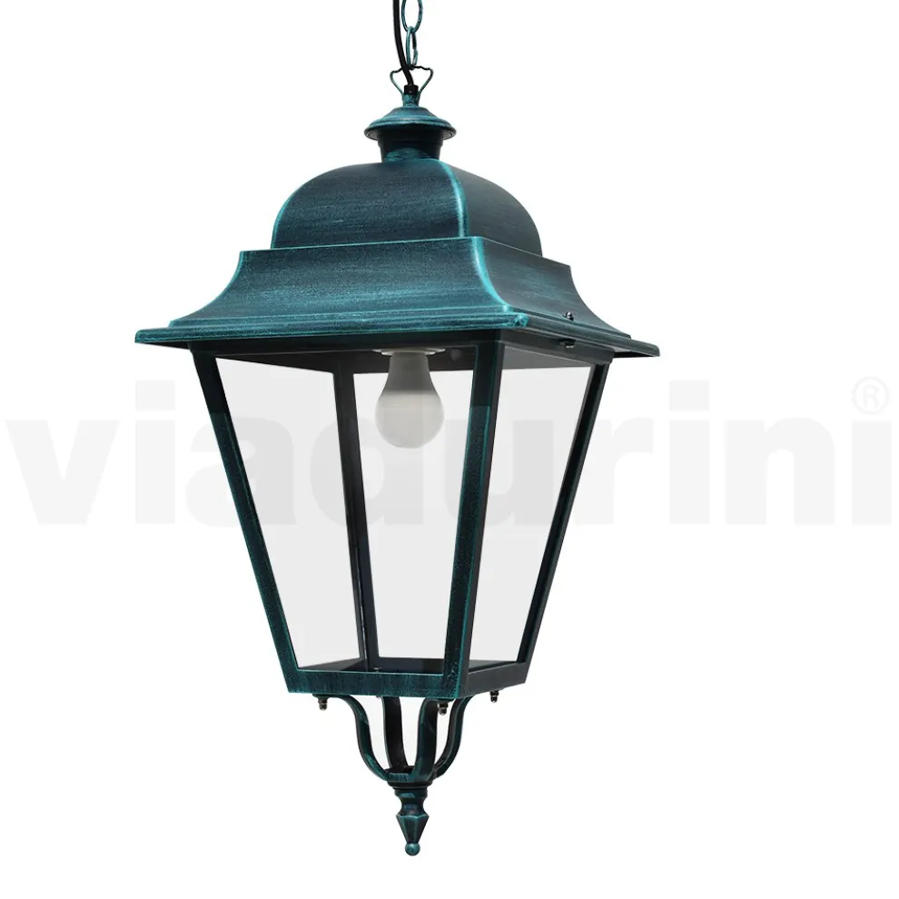 Hängeleuchte für den Außenbereich aus Aluminium und Glas, hergestellt in Italien – Bonaria