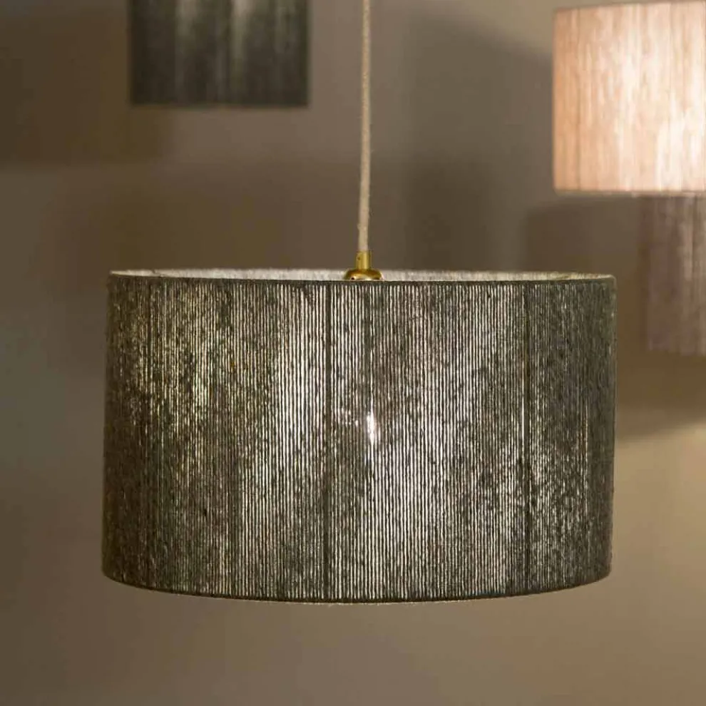 Hängeleuchte mit D.45 in Wolle hergestellt in Italien Evita