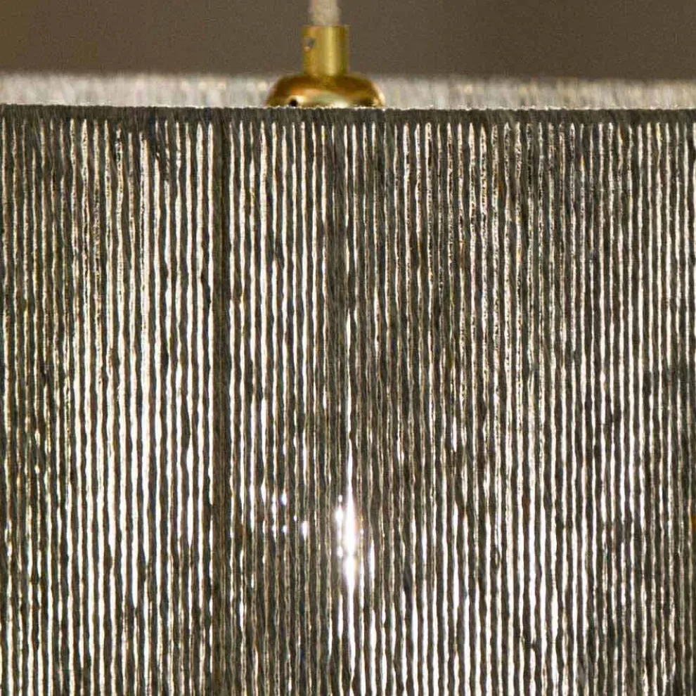 Hängeleuchte mit D.45 in Wolle hergestellt in Italien Evita