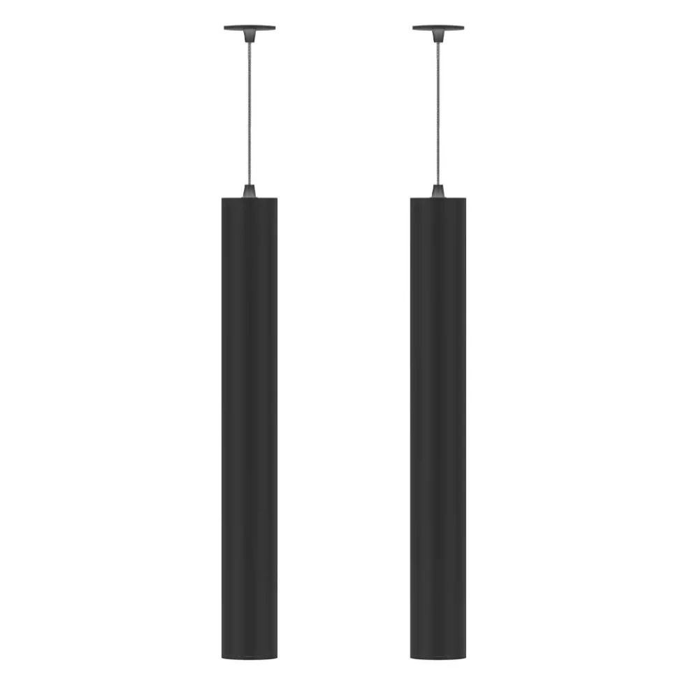 Hängende Einbauleuchte aus weißem oder schwarzem Aluminium, 2 Stück - Rebolla
