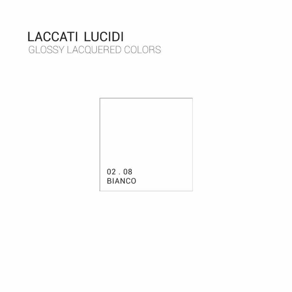 Hängendes Waschbecken in modernem Design Arya aus lackiertem Holz