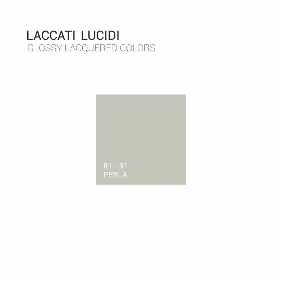 Hängendes Waschbecken in modernem Design Arya aus lackiertem Holz