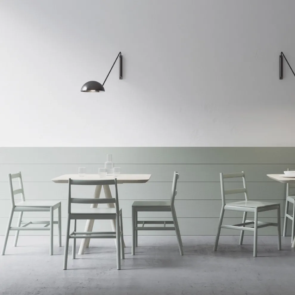 Hochwertiger Stuhl aus massivem Buchenholz Hergestellt in Italien, 2 Stück - Nora