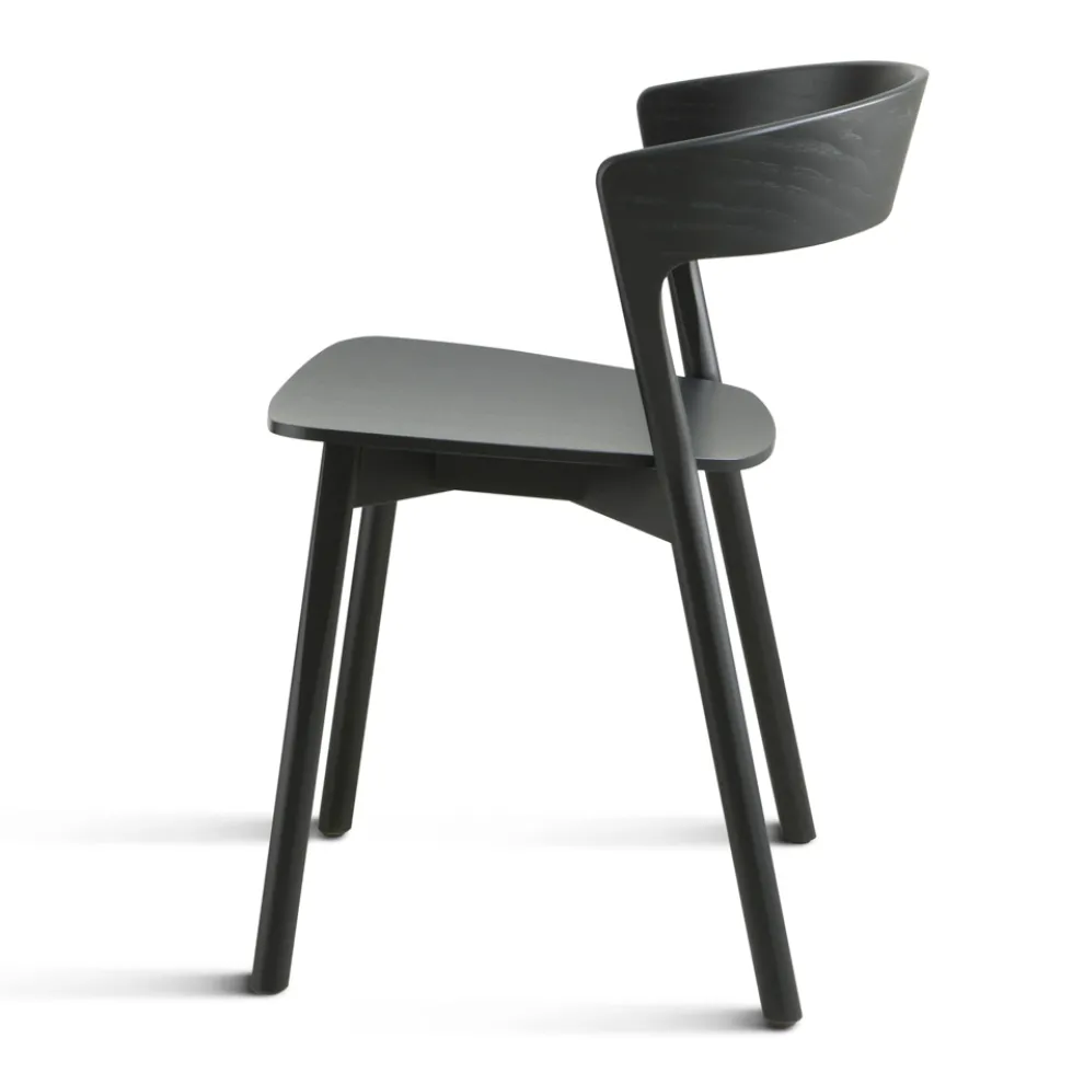 Hochwertiger Stuhl aus Eschenholz Made in Italy, 2 Stück - Oslo