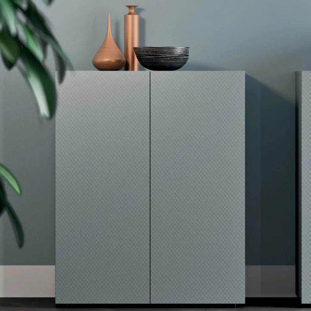 Hochwertiges Wohnzimmer-Sideboard aus ökologischem Holz Made in Italy - Nazife