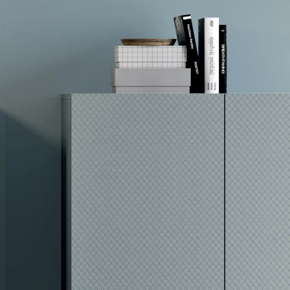 Hochwertiges Wohnzimmer-Sideboard aus ökologischem Holz Made in Italy - Nazife