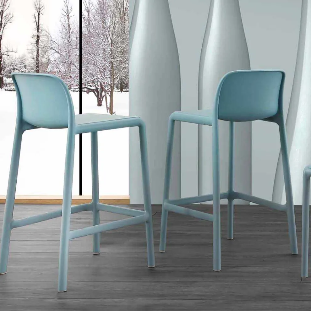 Hocker aus Harz mit Glasfaser in modernem Design Grosseto