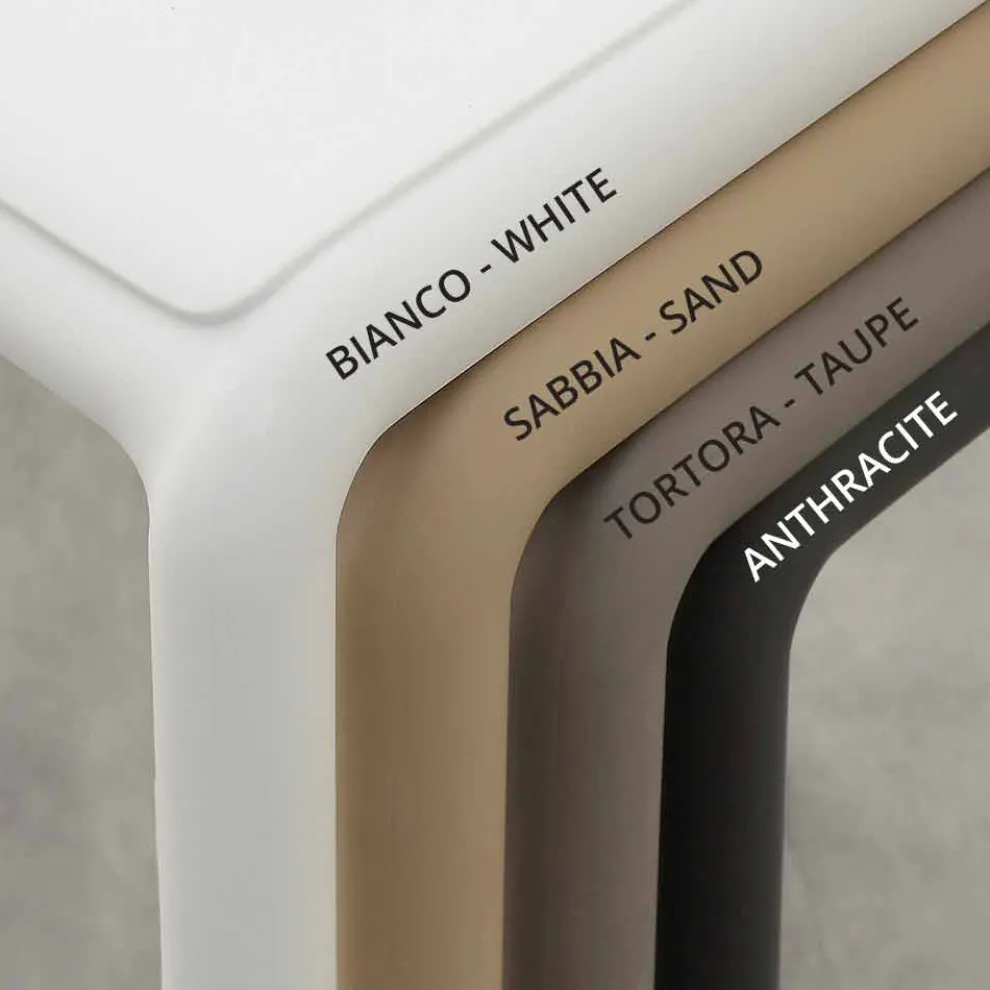 Hocker aus Harz mit Glasfaser in modernem Design Grosseto