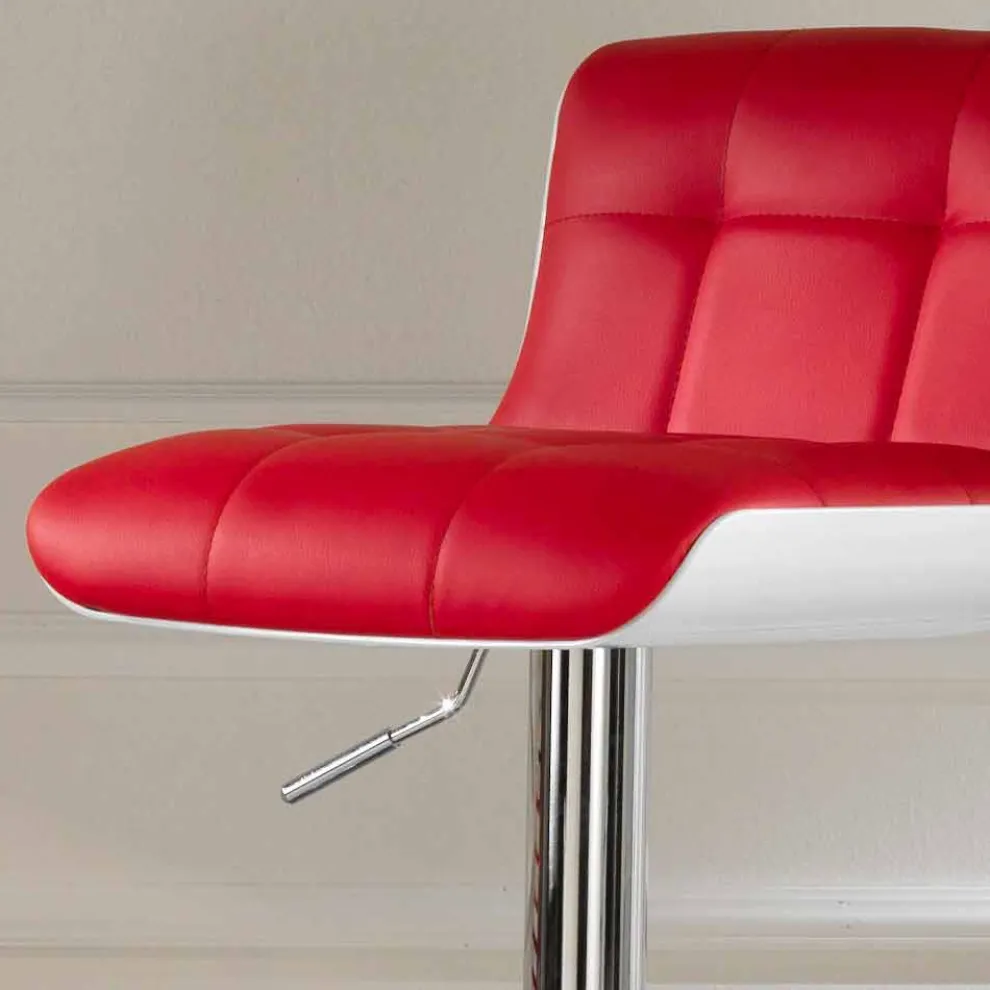 Hocker gepolstert im 2er Set höhenverstellbar Ida