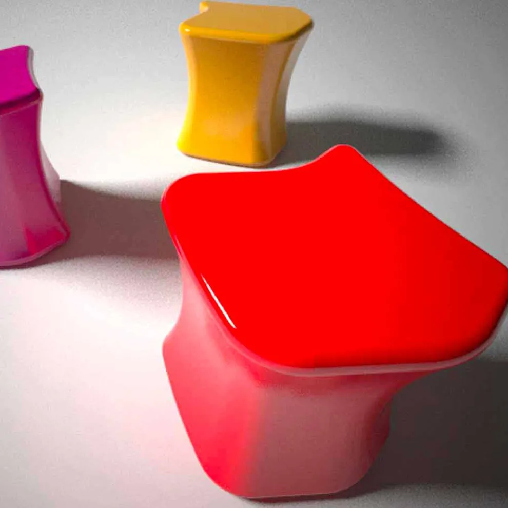 Hocker in modernem Design Dirimo Made in Italy