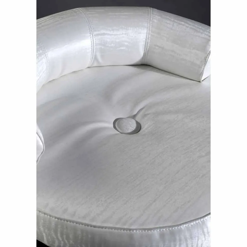 Hocker mit Stahlstruktur und Stoffsitz Made in Italy - Warschau