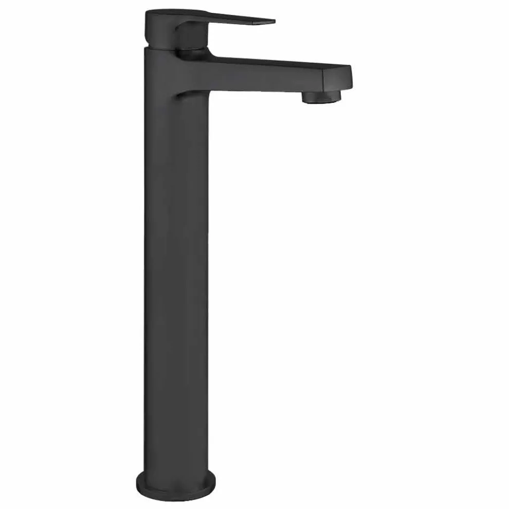 Hoher Messing-Waschbeckenmischer ohne Abfluss Made in Italy - Sindra