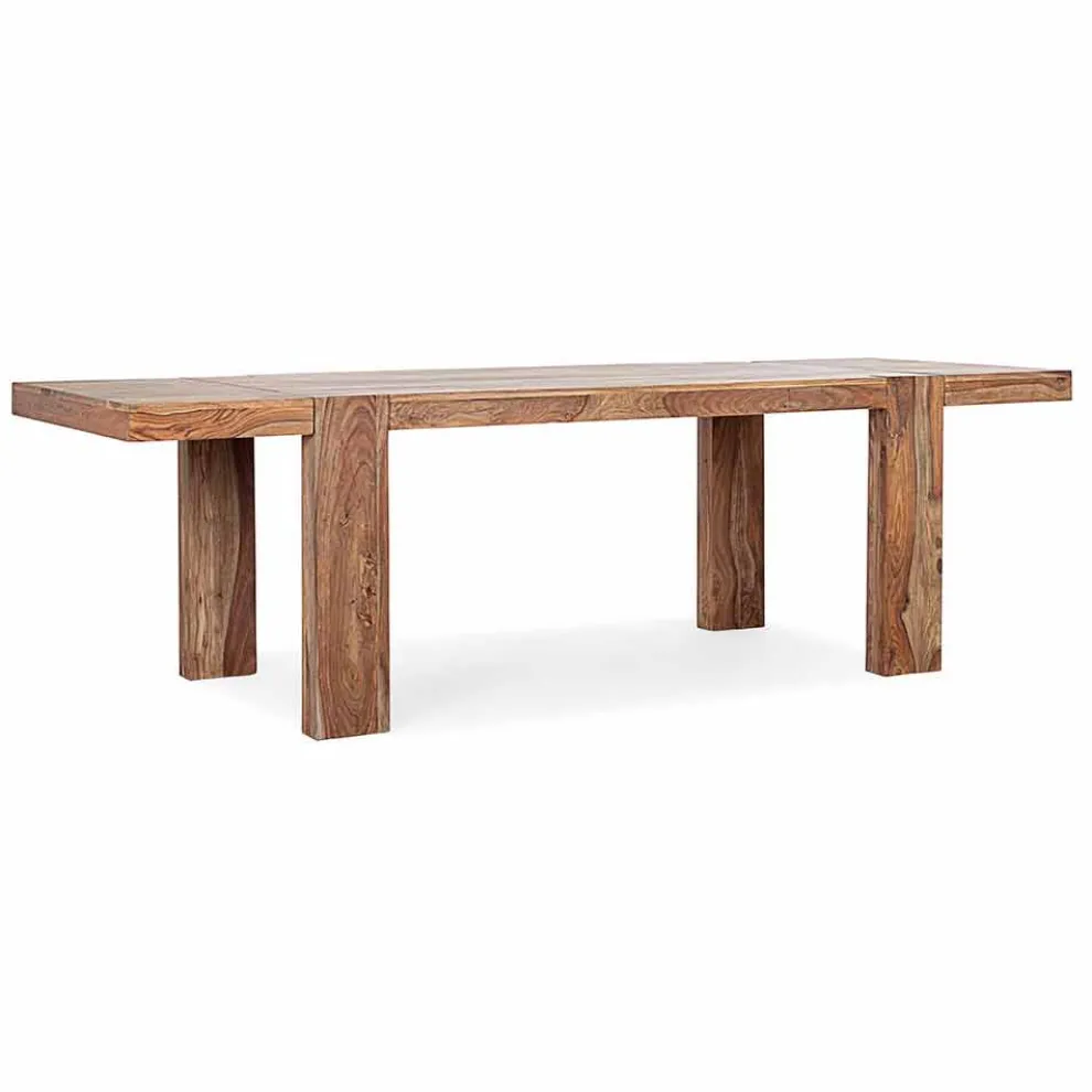 Homemotion Holz Esstisch ausziehbar bis 265 cm - Bruce