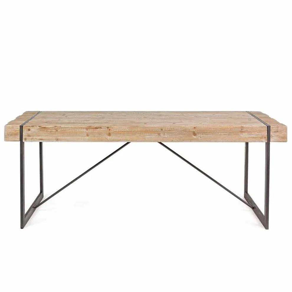 Homemotion Industrial Style Tannenholz Tisch - Wallie