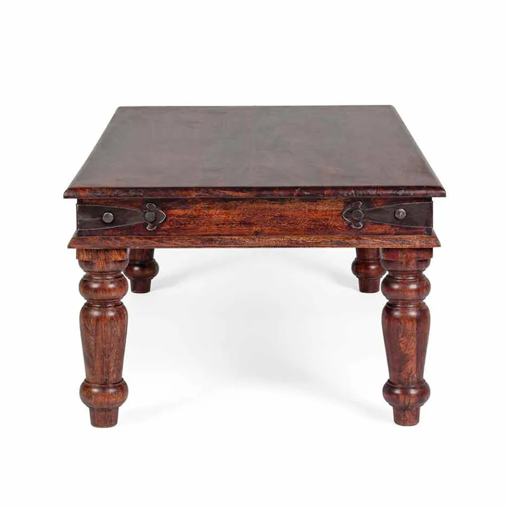 Homemotion Massivholz Classic Design Couchtisch - Benson