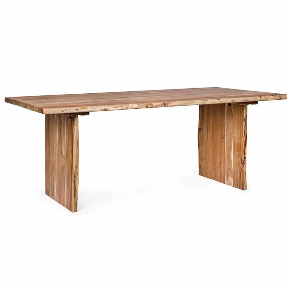 Homemotion Modern Acacia Wood Esstisch - Pinco