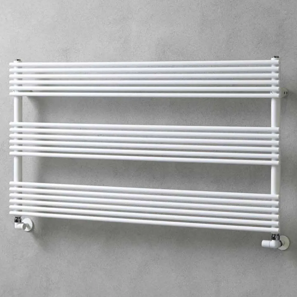 Horizontaler Heizkörpertuchwärmer in Stahlausführung 750 W - Nibbio