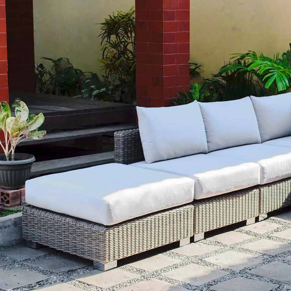 Outdoor Lounge Set in Rattan Optik handmade Rita  modernes Design