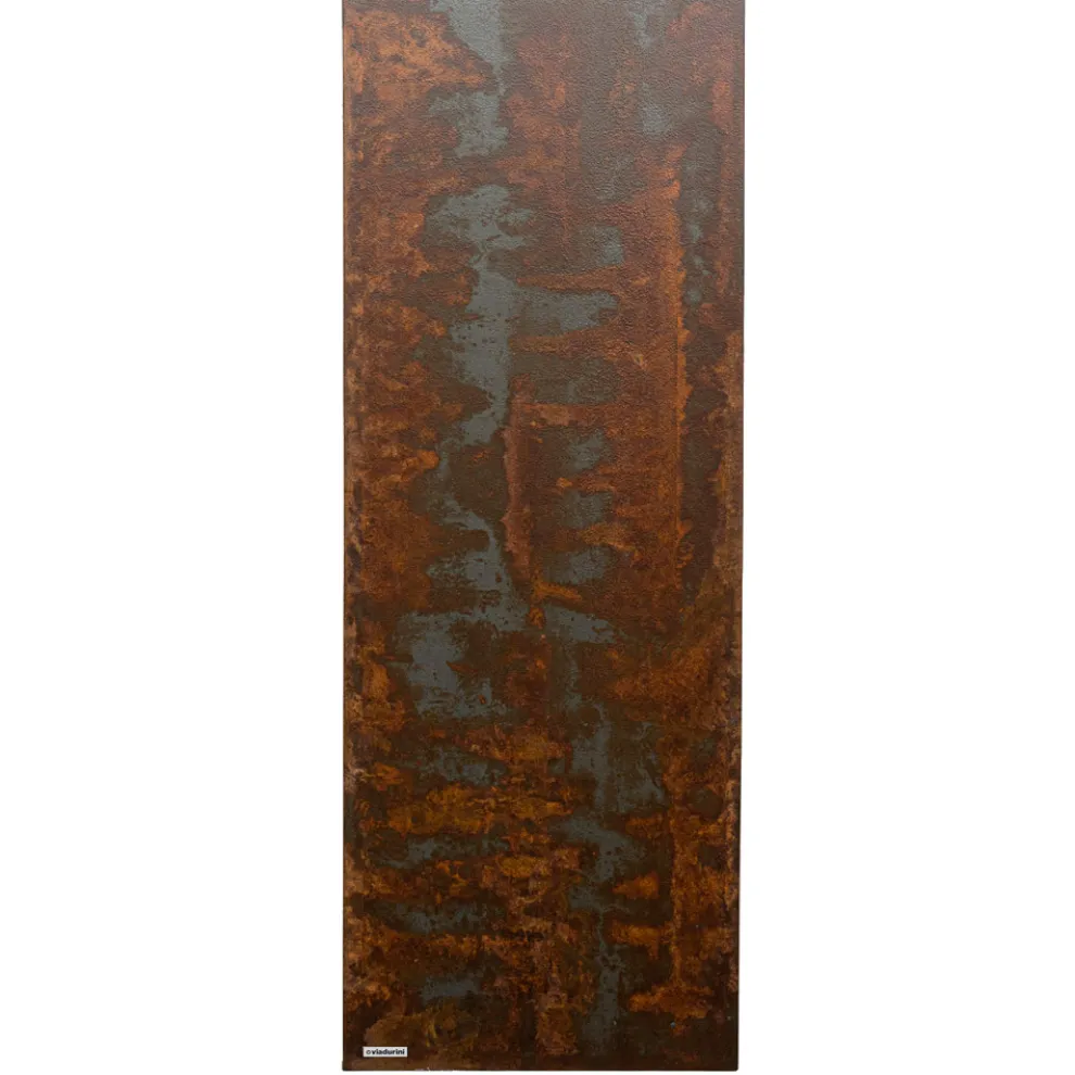 Hybrid-Heizkörper Corten-Finish in italienischem Marmorpulver - Linien