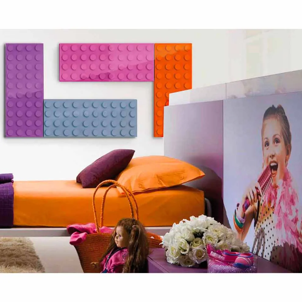 Hydraulische Heizung Lego in modernem Design Brick von Scirocco H