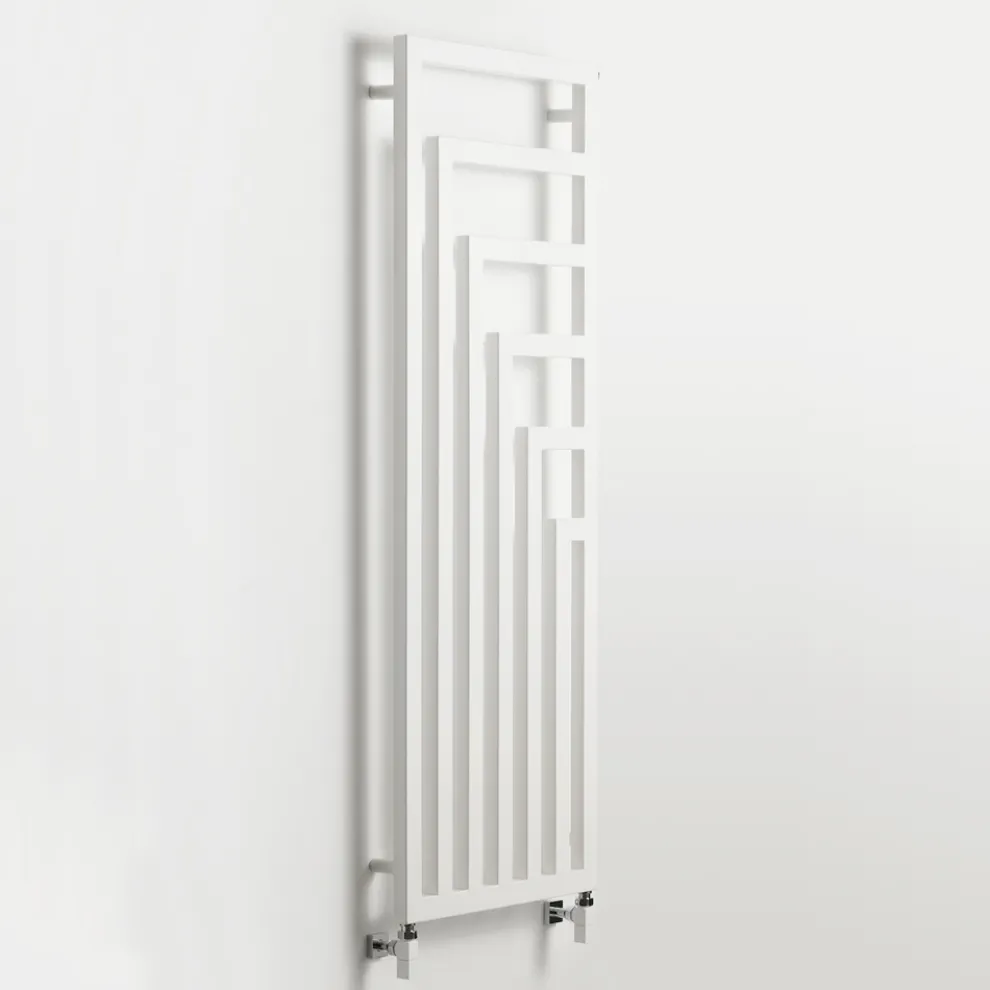 Hydraulischer Handtuchwärmer aus Stahl mit modernem Design Made in Italy - Potentia