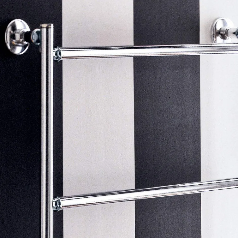 Hydraulischer Handtuchwärmer aus verchromtem Stahl, hergestellt in Italien – Gaia