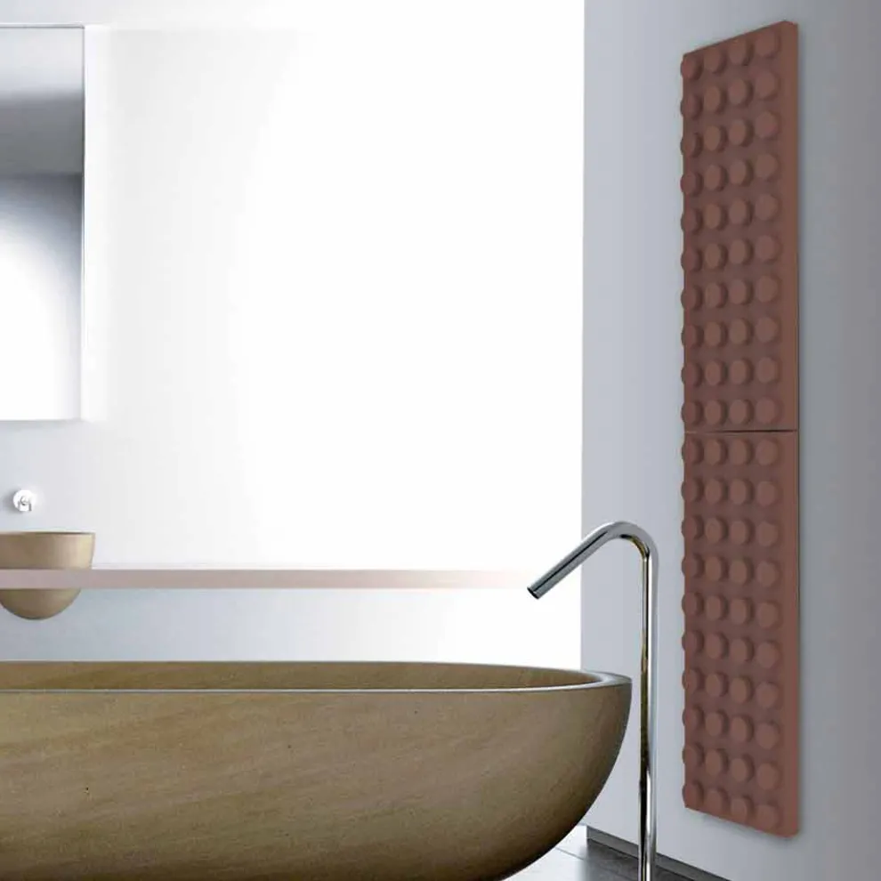 Hydraulischer Heizkörper in modernem Design Brick von Scirocco H