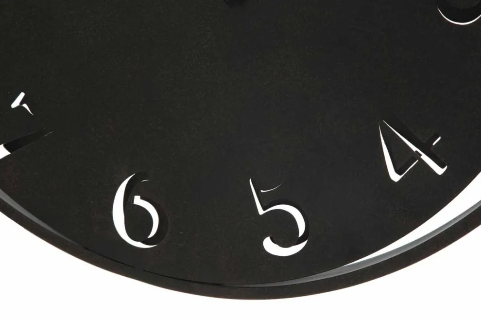 Runde Wanduhr Durchmesser 60 cm Modernes Eisen - Beatrix