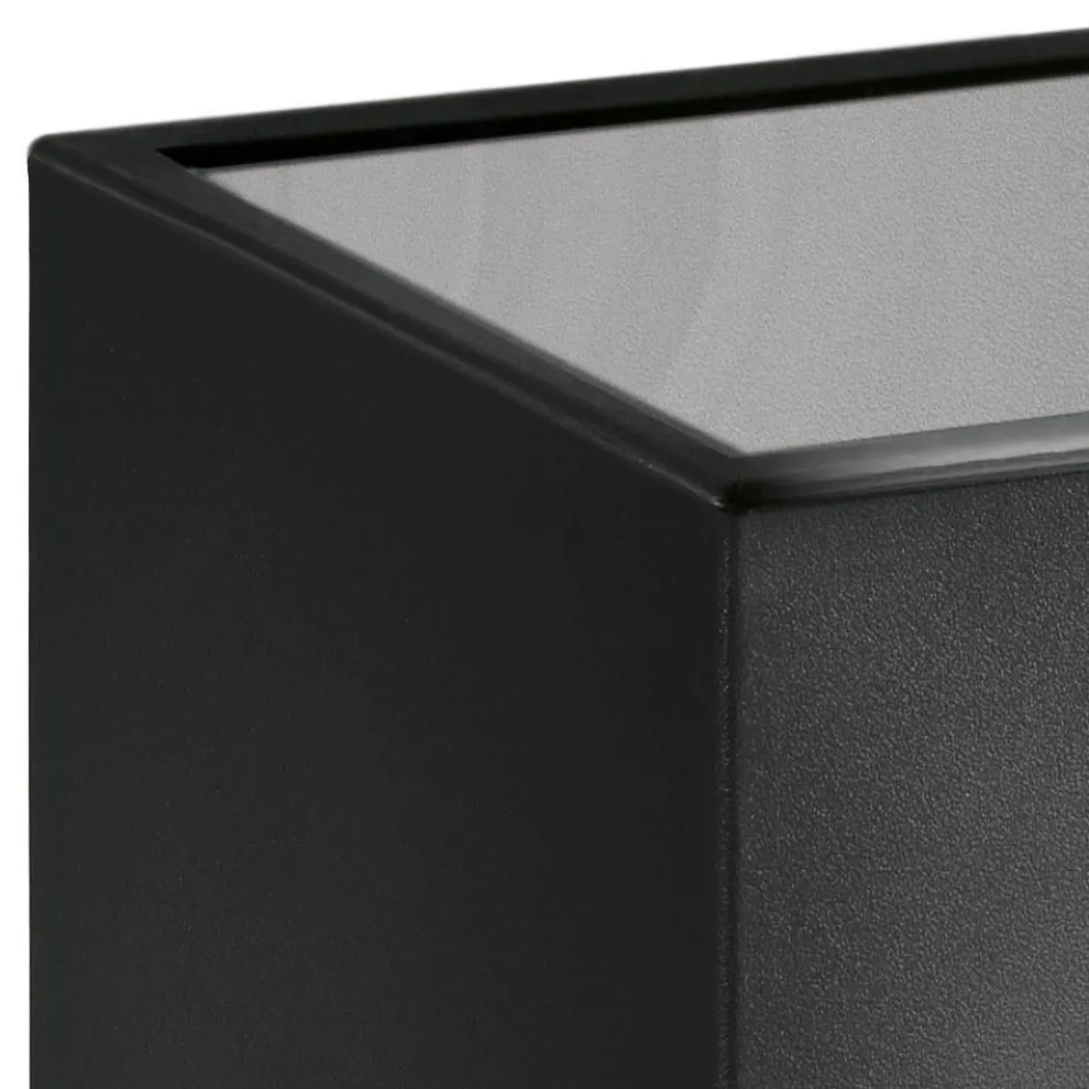 Quadratischer Garten-Couchtisch aus farbigem Polyethylen Made in Italy - Noemi