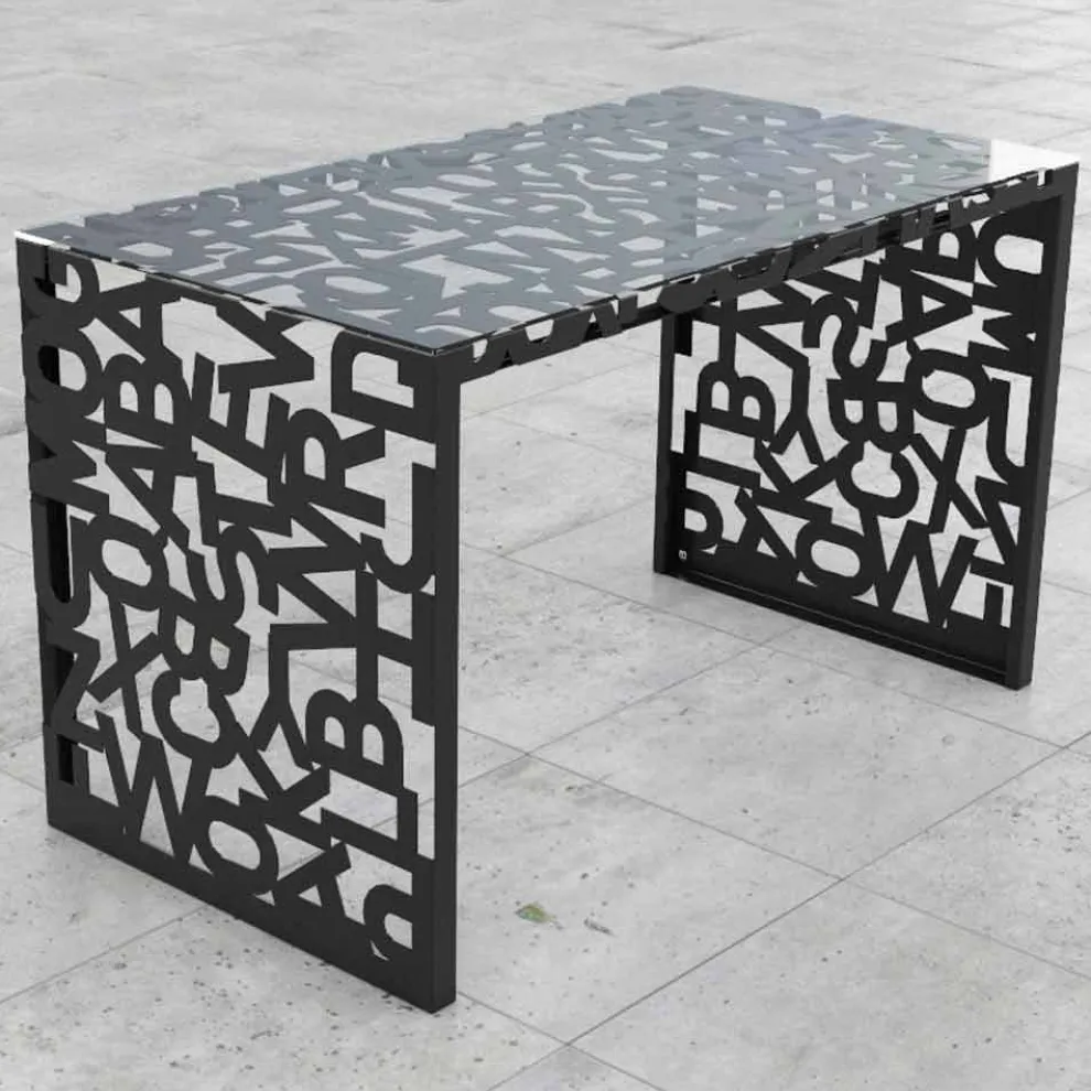 Moderne Design Schreibtisch Kattedra 160x80x75 Mabele, Made in Italy