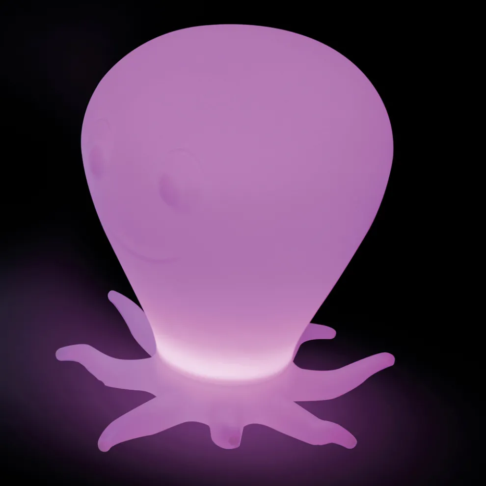 Wiederaufladbarer Outdoor-Hocker in Form eines Oktopus aus Polypropylen - Ardea