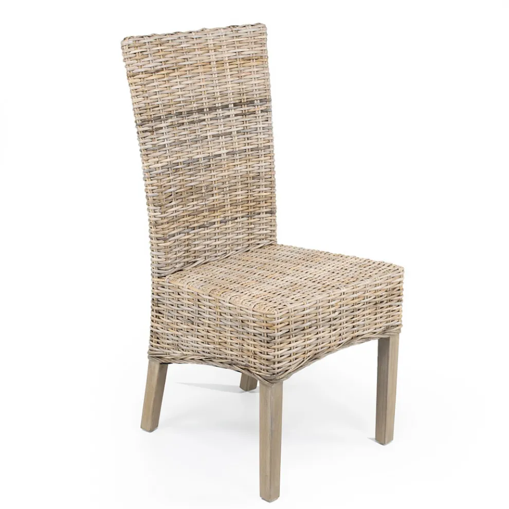 Gartenstuhl aus Naturfaser von Kubù - Flavio