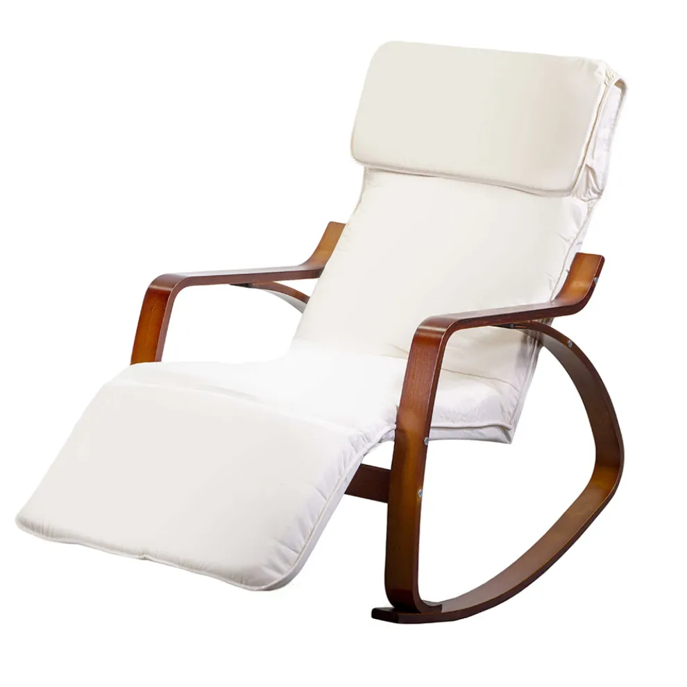 Indoor-Schaukel aus Birkenholz und Stoff - Abissi