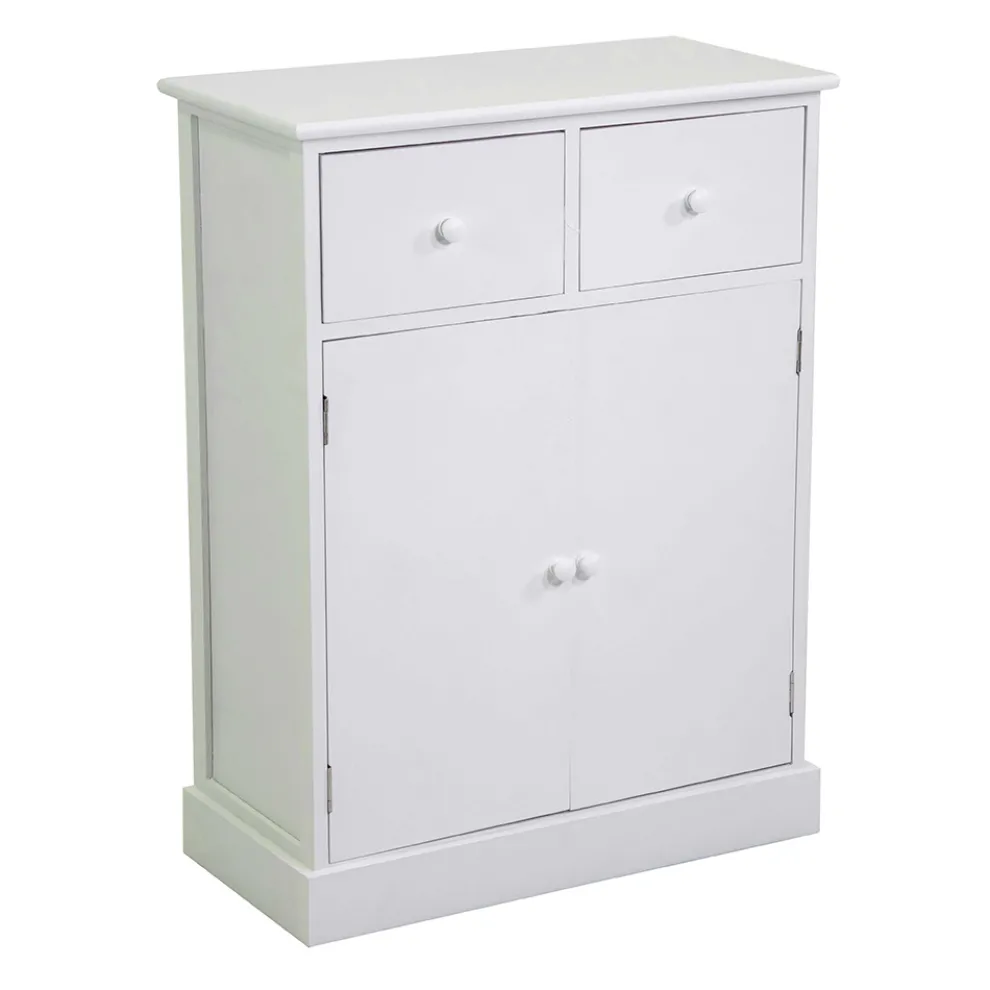 Indoor-Schrank aus Holz mit 2 Türen und 2 Schubladen - Meduse