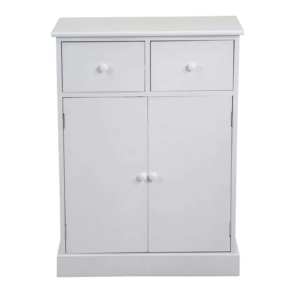 Indoor-Schrank aus Holz mit 2 Türen und 2 Schubladen - Meduse