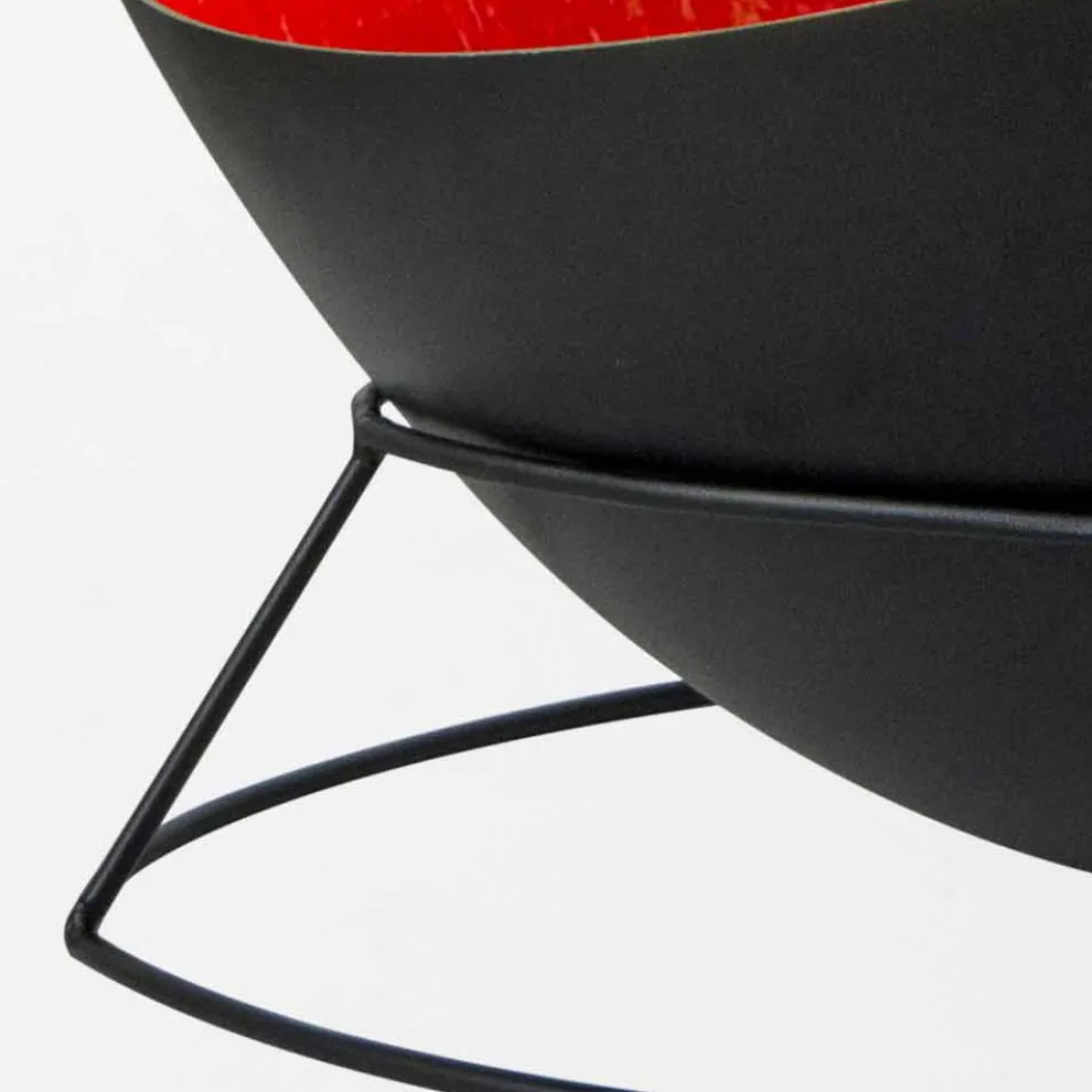 In-es.artdesign H2o F farbige Stehleuchte aus Stahl und Nebel